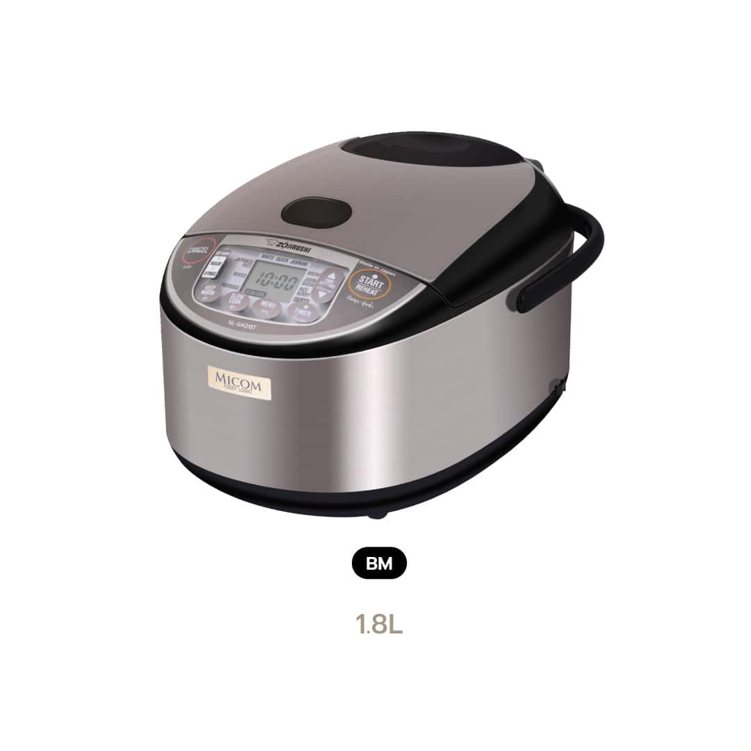 Zojirushi Microcomputer System (Micom) Rice Cooker Made in Japan (NL-GAQ)
