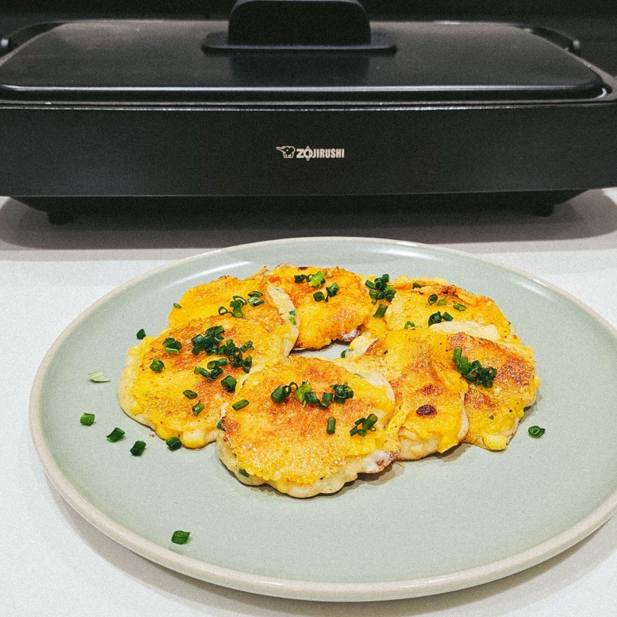 Corn Cheese Pancake