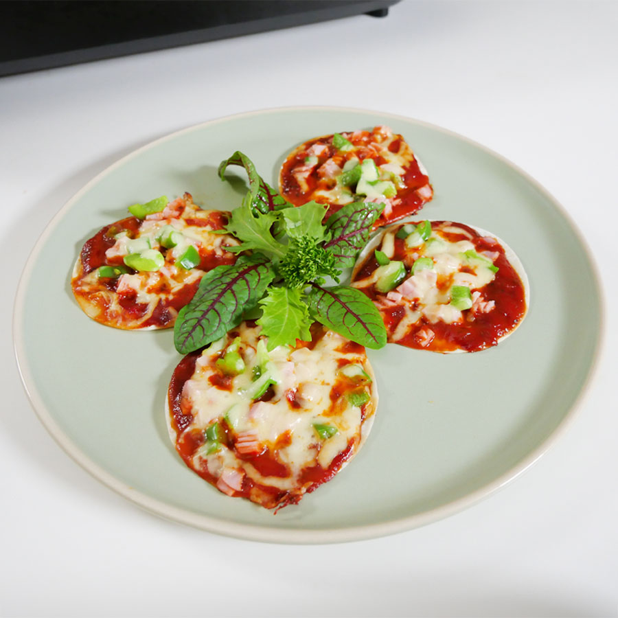 Mini Gyoza Pizza